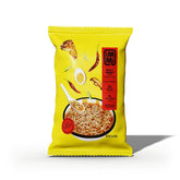 Immi Ramen Spicy Beef packaging emphasizes convenient single-serve design.