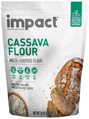 Impact Your Life cassava flour bag front for allergen-free baking
