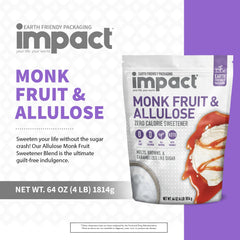 Impact Your Life monk fruit allulose brownie scene demonstrates keto-friendly dessert potential