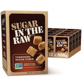 In The Raw Turbinado cubes in a coffee cup for natural sweetness