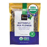 Incas butterfly pea flower packaging front, sustainably sourced from Thailand