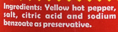 Inca's Food Aji Amarillo paste ingredients panel highlights Peruvian peppers.