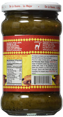 Inca's Food Peruvian chicken marinade label closeup reveals authentic spice blend.