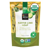 Incas Makrut Lime Leaves pack front showcases authentic Thai aroma for curries and soups