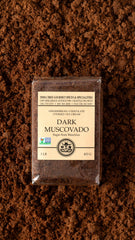 India Tree Dark Muscovado Sugar cane-juice origin visual emphasizes rich baking flavor.