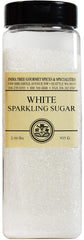 India Tree White Sparkling Sugar crystals on cookies add crunch and shimmer.