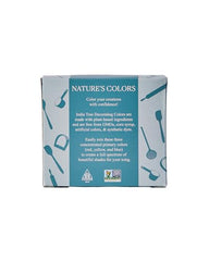 India Tree Nature’s Colors color drops on buttercream for natural tint