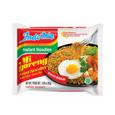 Indomie Mi Goreng noodles package front view for quick, flavorful meals