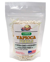 International Popcorn large tapioca pearls in a 6oz pouch for pudding or bubble tea