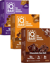IQBAR Chocolate Lovers 36-count packaging for keto and vegan snacking.