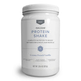 Isagenix IsaLean Protein Shake cup shows a creamy meal replacement for busy days