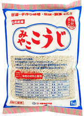 Isesou Miyako Koji 1kg miso jar front view, rich base for soups and sauces.