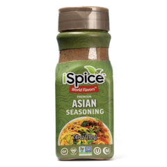 iSpice Asian seasoning rubs onto meat for tender, flavorful results.