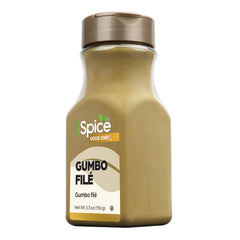 iSpice Gumbo Filé Powder packaging showcasing authentic Louisiana flavor.