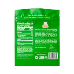 ISSEI Mochi Gummies close-up texture highlight; soft, chewy bite for vegan-friendly treats.