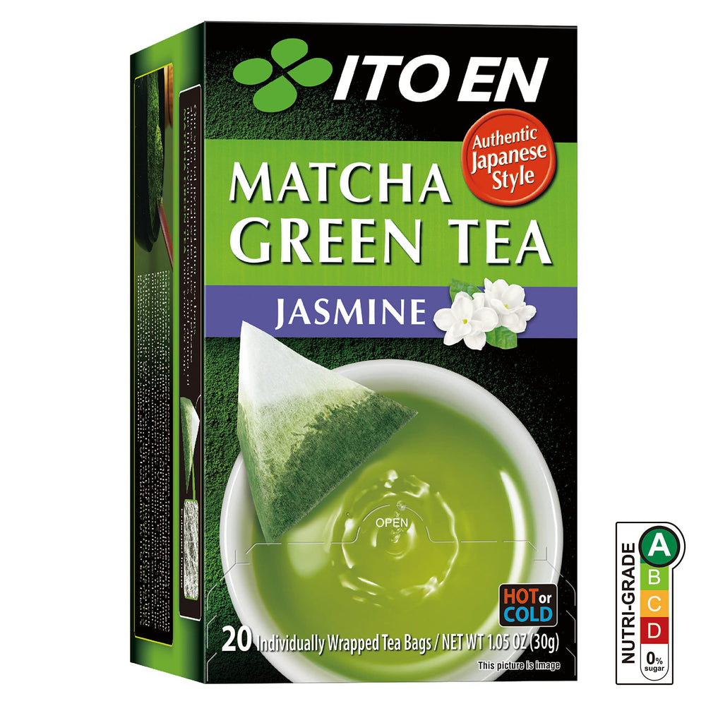 Ito En Matcha Tea Green Jasmine 20-count box for aromatic daily tea ritual