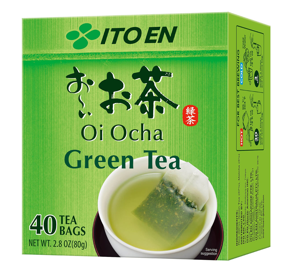 ITO EN Oi Ocha green tea bags in a box for everyday hot or iced tea.