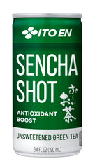 ITO EN Sencha Shot can highlighting premium green tea for a refreshing pick-me-up.