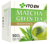 Ito En traditional matcha bags for hot or iced beverages, convenient daily ritual.