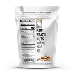 It's Just! resealable bag highlights freshness and easy storage.