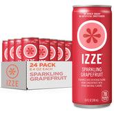 IZZE Grapefruit sparkling juice bottle, perfect for entertaining guests with bold flavor