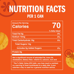 IZZE Mango Sparkling Juice can for on-the-go refreshment and no added sugar.