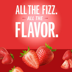 IZZE non-GMO and no added sugar badge visible, signaling cleaner beverage option.