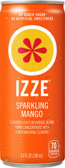 IZZE sparkling Clementine 8oz can highlighting citrus brightness, great for a sunny afternoon break.