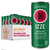IZZE Sparkling Watermelon can front showing bold flavor and no added sugar.