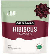 J Mac Botanicals hibiscus tea flowers bulk pack for flavorful hot or iced tea