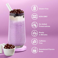 J WAY Microwave-ready boba packet demonstrates fast prep for tea lovers