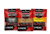 Jack Link's Original beef jerky bag, convenient on-the-go protein snack.