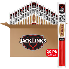 Jack Link's Classics Original pack of 20 sticks for grab-and-go protein.