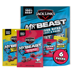 Jack Link's MrBeast Tender Bites Original Pack ready for a quick protein boost.