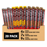 Jack Link's Original beef stick, portable protein snack for lunch or game day.