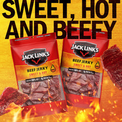 Nutrition note highlights 9g protein per serving from Jack Link's.