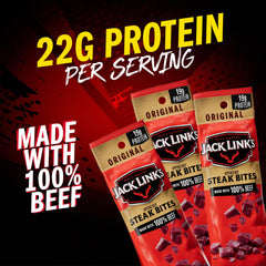 Jack Link's Variety Pack front view, shows mix of Original and Teriyaki.