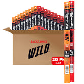 Jack Link's WILD Original and Hot sticks variety pack front view, bold flavor for on-the-go snacking.