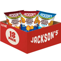 Jackson’s avocado oil sweet potato chips with sea salt provide a satisfying crisp at snack time.