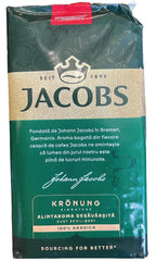 Jacobs Kronung ground coffee four-pack ideal for morning rituals
