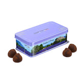 Jacquot Gourmet Cocoa Truffles 20-piece Provence gift tin, ideal for celebrations.