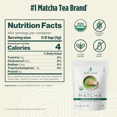 Jade Leaf Matcha origin from Japan's Uji and Kagoshima fields with vibrant flavor