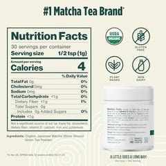 Jade Leaf Matcha powder close-up showing vibrant green for whisking