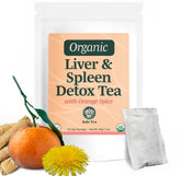 Jade Tea orange spice organic liver detox tea bag enhances a comforting ritual.