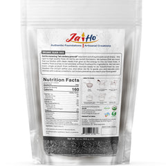 Jai Ho black rice cooking steam image suggests ready-to-flavor meals.