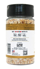 Jane's Krazy Chunky Mixed-Up Garlic Seasoning sprinkled on pasta for quick flavor