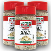 Jane's Krazy Mixed Up Salt pack shot for all-natural everyday seasoning.