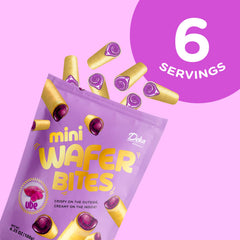 Jans Deka Ube mini wafer bites packaging bag ready for sharing.