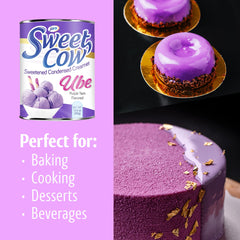 Jans Ube Condensed Milk smooth pour in coffee for creamy texture