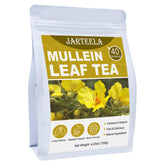 Jarteela mullein tea bags packaging highlights premium convenience for daily ritual.